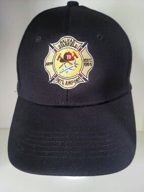 Blauer Black Baseball Cap with Firefighter Emblem